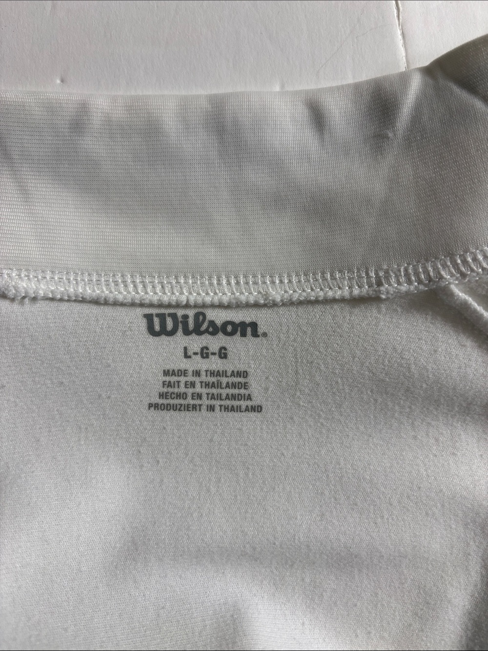 Wilson Women’s Large White Green Tennis Warm Up Track Jacket Full Zip EUC - Picture 3 of 12